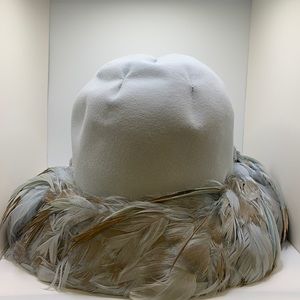 Christian Dior Vintage Chapeaux Feather Hat
